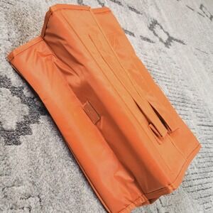 JM New York Orange Cosmetics Travel Bag